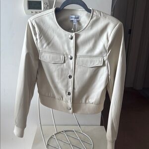 Steve Madden Off-White Bomber Jacket